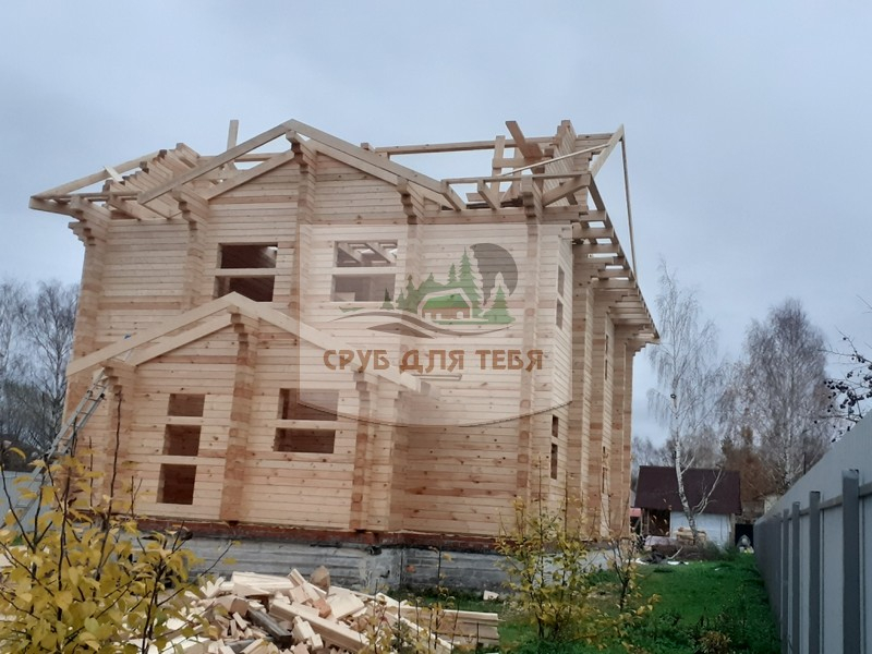 Дом из бруса 145х195 в Дмитровском районе