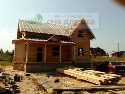 Дом из профилированного бруса 145х195 в Солнечногорском районе